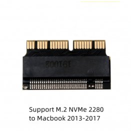 Adapter M.2 NVMe SSD to 12+16pin Male for Macbook 2013-17