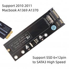 Adapter 12+6pin SSD to SATA Male for Macbook Air 2010 2011