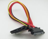 Male to Female 7+15 Pin Serixal ATA SATA Data Cable