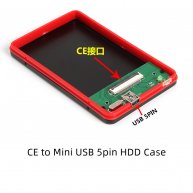 CE to Mini USB 5pin HDD Case