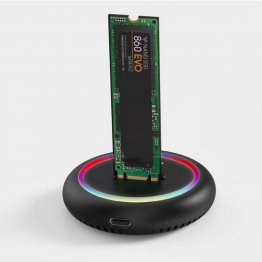 SD03C M.2 NVMe/SATA Dual-protocol SSD Docking Station