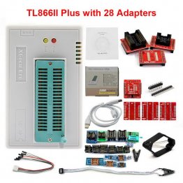 TL866II Plus Programmer + 28pcs Adapters