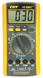 VC890C+ Digital DMM Multimeter Ohm Voltmeter