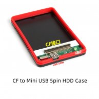 CF to Mini USB 5pin HDD Case