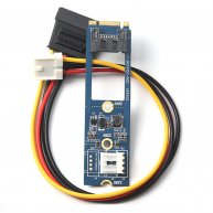 Adapter SATA 7pin Male to M.2 NGFF SATA w/ Power Cable