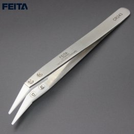 Feita CR243 Anti-acid Ceramic Stainless Steel Tweezer